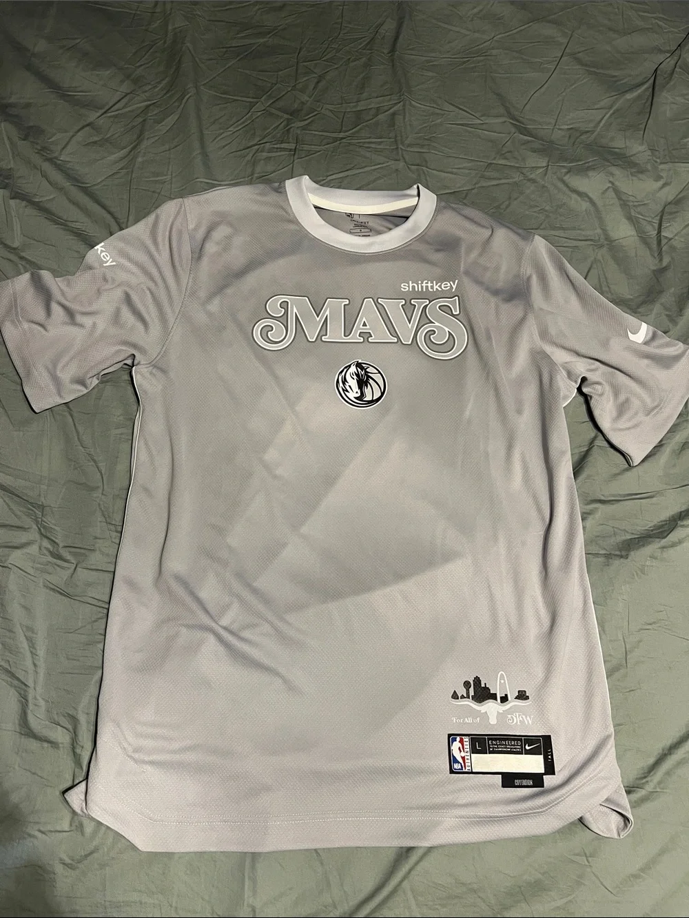 Nike Dallas Mavericks (NBA) Warmup Mesh T-Shirt